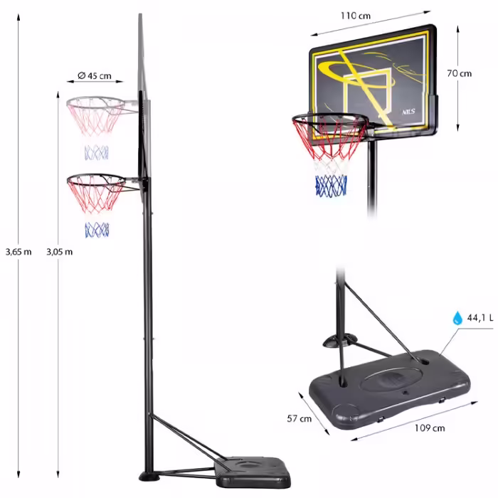Panou baschet NILS Basketball hoop - 7