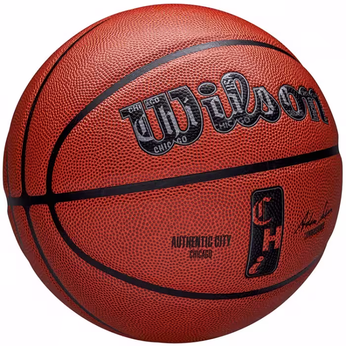 Мяч баскетбольный Wilson NBA AUTHENTIC CITY BSKT CHICAGO - 2