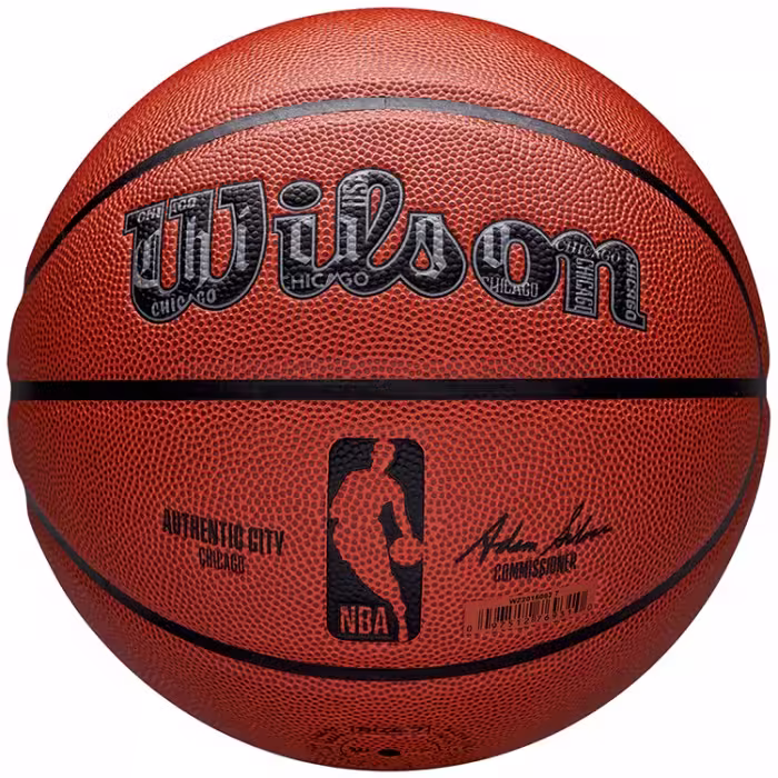 Мяч баскетбольный Wilson NBA AUTHENTIC CITY BSKT CHICAGO - 5