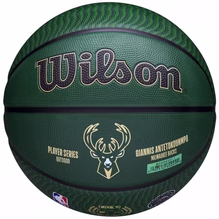 Мяч баскетбольный Wilson NBA PLAYER ICON OUTDOOR BSKT GIANNIS 7 - 4