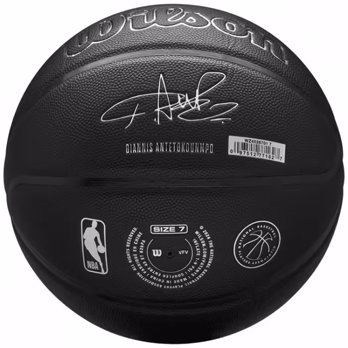Мяч баскетбольный Wilson NBA PLAYER NIGHTMODE BSKT GIANNIS 7 - 5