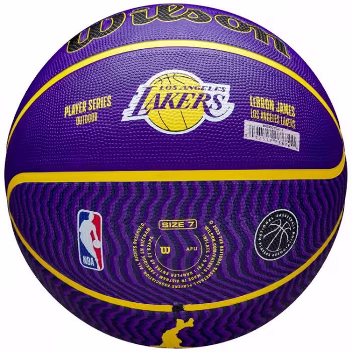 Мяч баскетбольный Wilson NBA PLAYER ICON OUTDOOR BSKT LEBRON NE 7 - 5