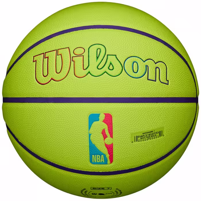Мяч баскетбольный Wilson NBA TEAM NEON BSKT LA LAKERS - 5
