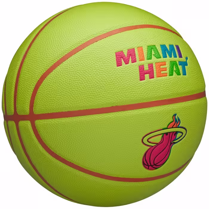 Мяч баскетбольный Wilson NBA TEAM NEON BSKT MIA HEAT - 2