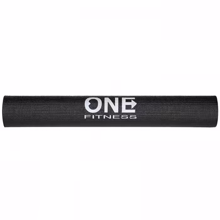 Covoras pentru yoga ONE FITNESS PVC Yoga Mat Negru 174x61x0.3 cm - 3