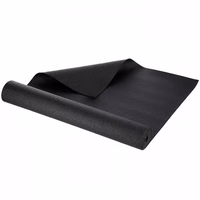 Covoras pentru yoga ONE FITNESS PVC Yoga Mat Negru 174x61x0.3 cm - 5