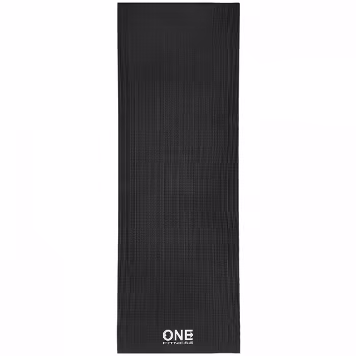 Covoras pentru yoga ONE FITNESS PVC Yoga Mat Negru 174x61x0.3 cm - 6