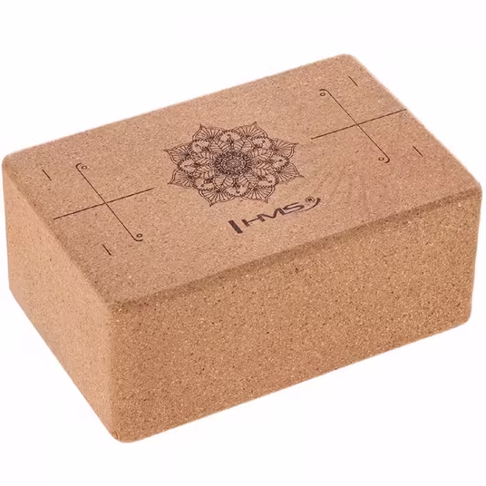 Блок для йоги HMS Yoga block Коричневый 22x10x15 cm - 2