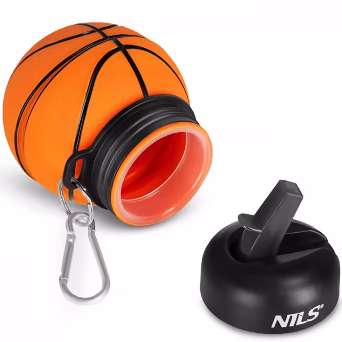 Бутылка NILS Water Bottle Оранжевый/Черный 550 ml - 3