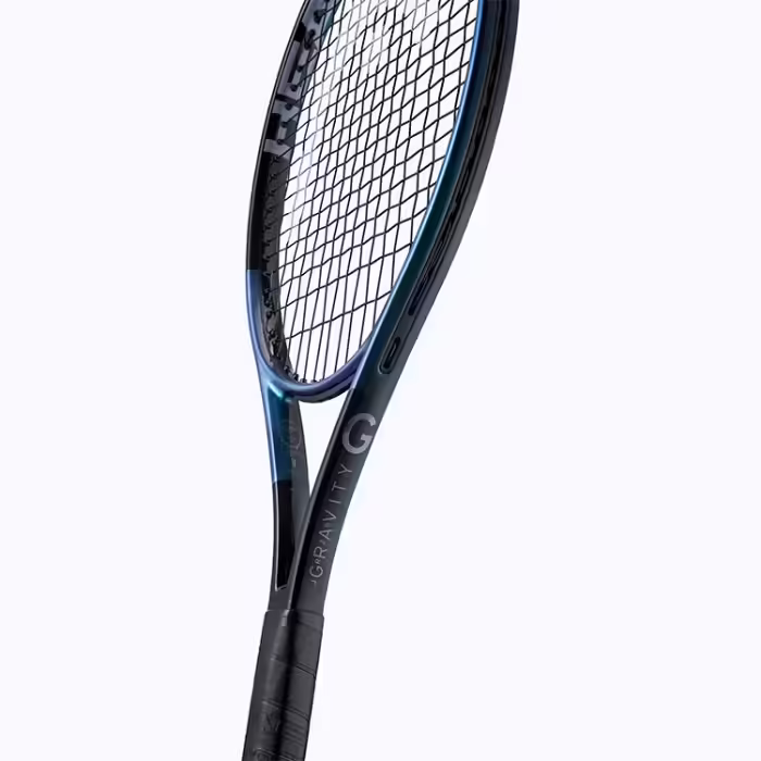 Racheta tenis de camp HEAD Gravity Jr.25 2025 Negru-albastru inchis Lungimea: 26 inch, Greutate: 240g, Manerul: 0 - 5