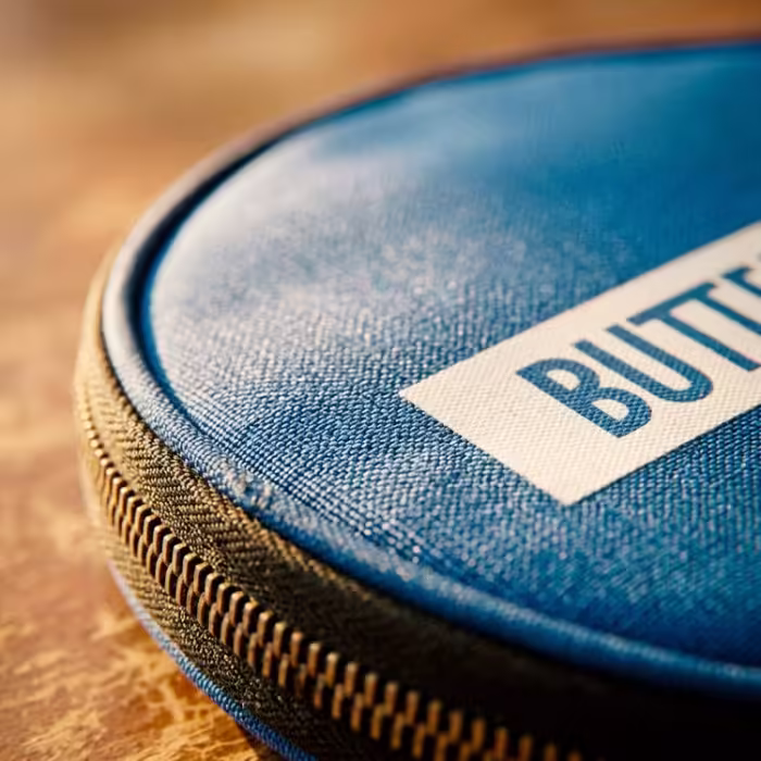 Husa paleta tenis pentru masa Butterfly Round Case LOGO - 6