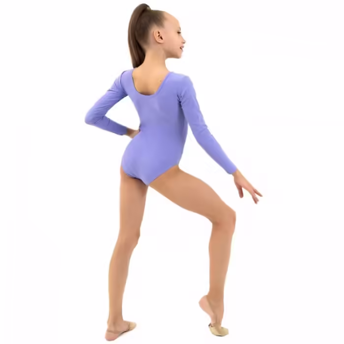Купальник гимнастический Grace Dance Gymnastic leotard long sleeve - 5