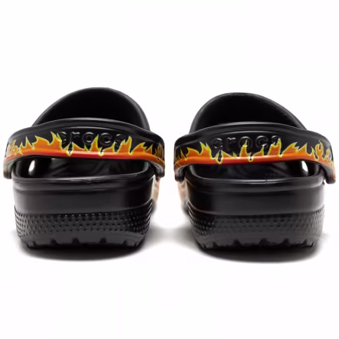 Slapi Crocs Classic Flames Clog T - 4