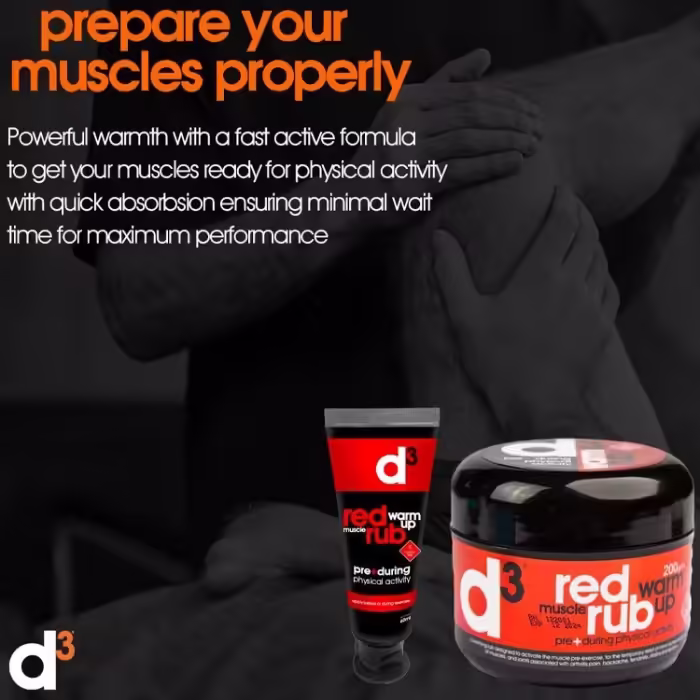 Разогревающий крем d3 Muscle Warm-Up Rub PRE - 5