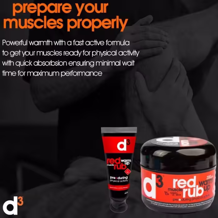 Разогревающий крем d3 Muscle Warm-Up Rub PRE - 3