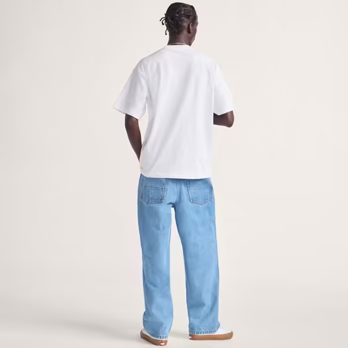 Pantaloni Vans Check-5 Baggy Denim Albastru 33 - 2