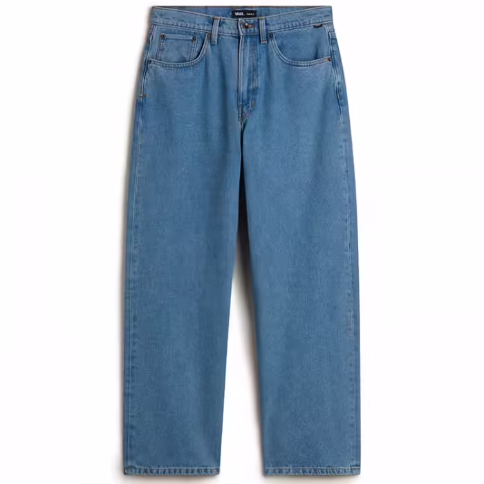 Pantaloni Vans Check-5 Baggy Denim Albastru 33 - 5