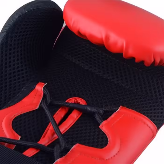 Manusi pentru box Adidas Combat Hybrid 250 Negru-rosu 12OZ - 5