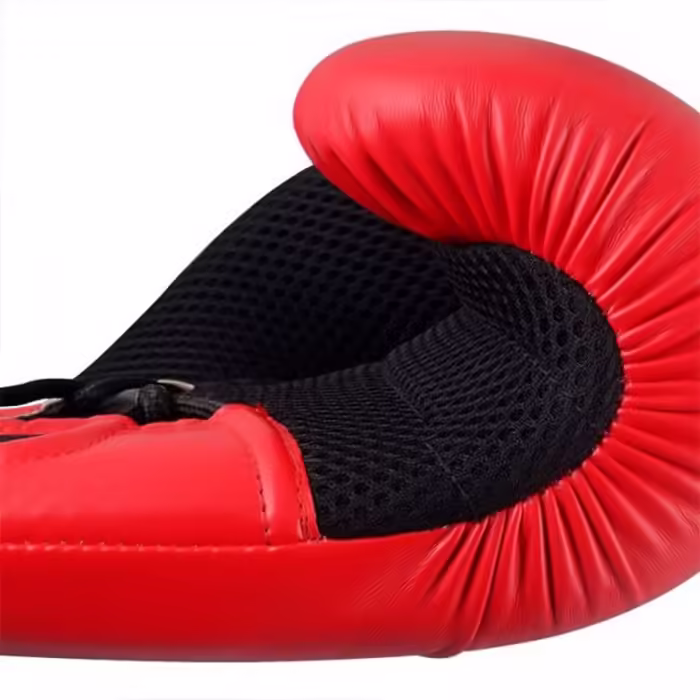 Manusi pentru box Adidas Combat Hybrid 250 Negru-rosu 12OZ - 6