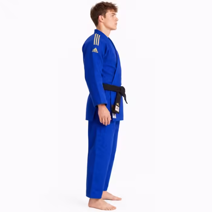 Kimono p/judo 730g/m2 Adidas Champion II IJF Albastru 165cm - 6