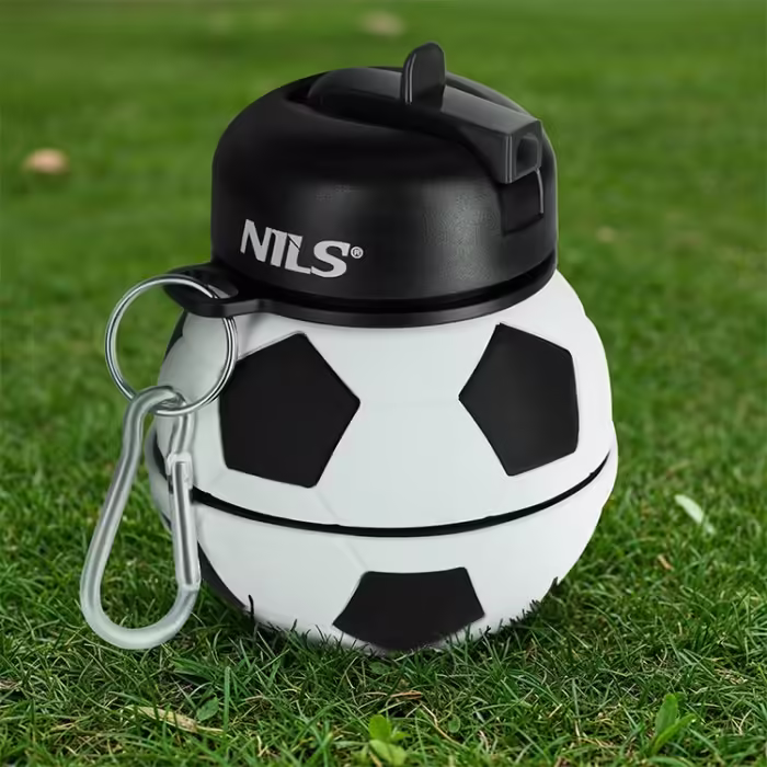 Бутылка NILS Water Bottle Белый/Черный 550 ml - 7