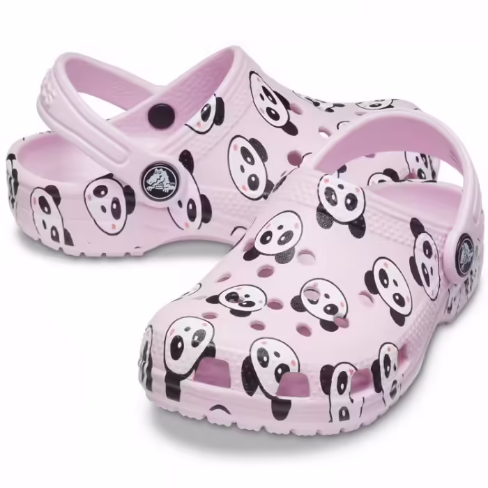 Шлепанцы Crocs Panda Print Clog K - 5