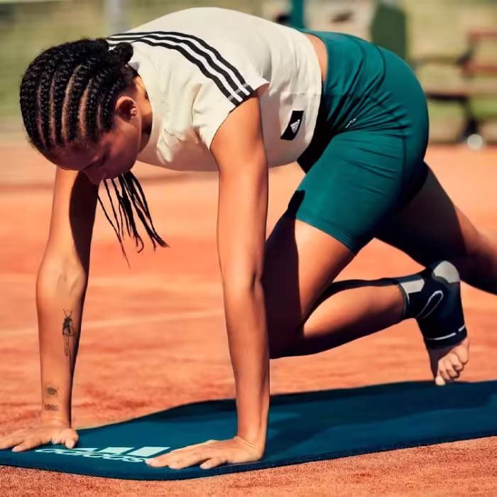 Суппорт голеностопа Adidas Fitness Ankle support Черный/Серый S - 7
