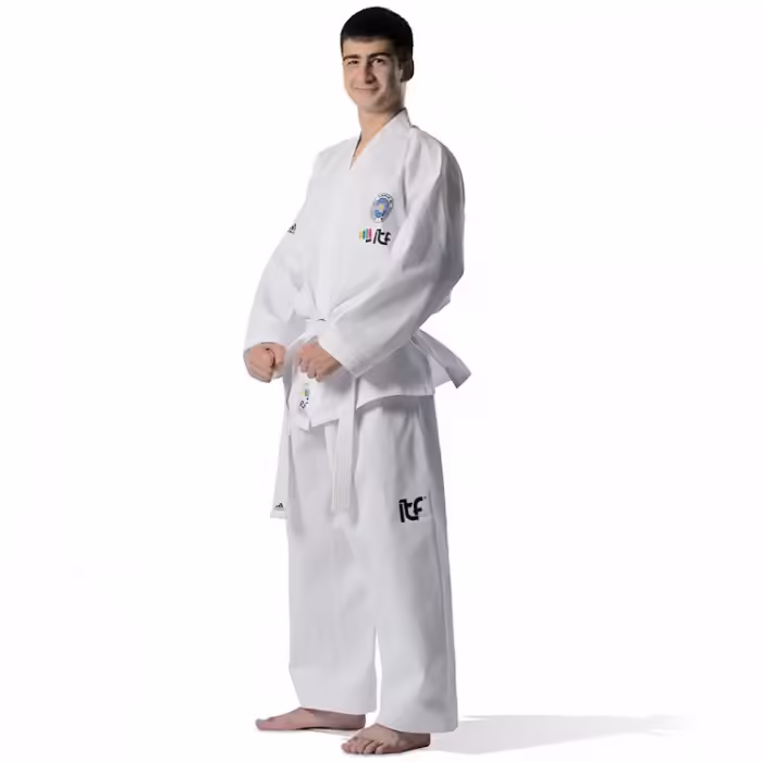 Кимоно для таеквондо 240г/м2 Adidas Combat Dobok TKD ITF Student