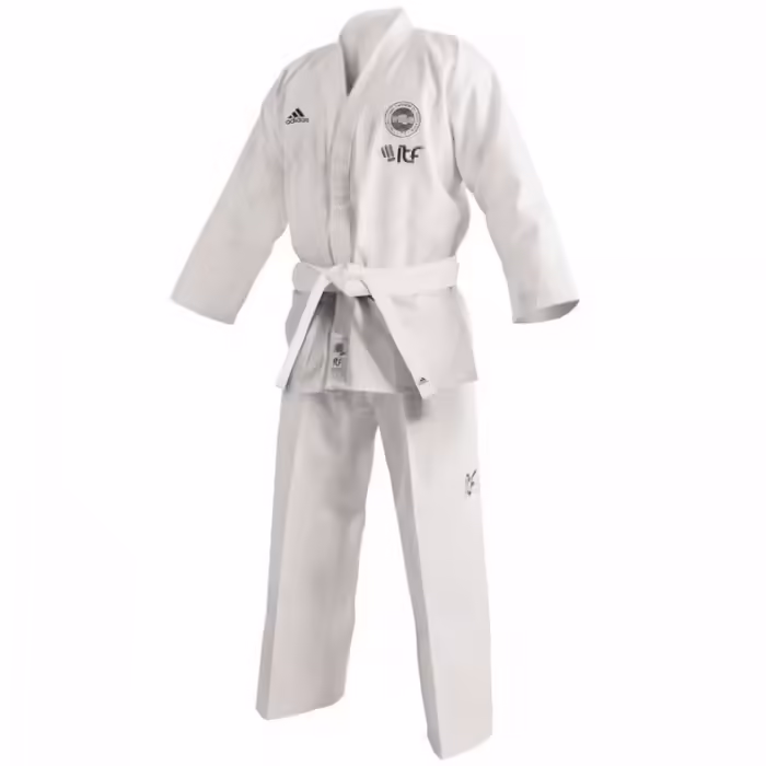 Кимоно для таеквондо 240г/м2 Adidas Combat Dobok TKD ITF Student - 4