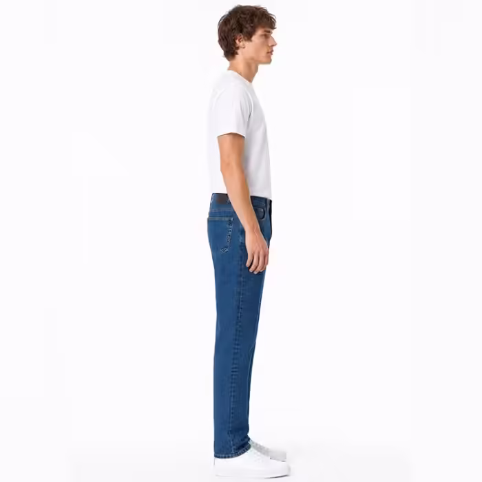 Pantaloni Vans Check-5 Straight Denim Vintage Albastru 34 - 6