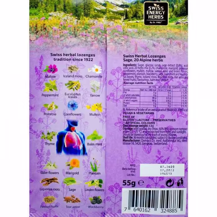 Vitamine Swiss Energy 20 herbs SALVIE - 3