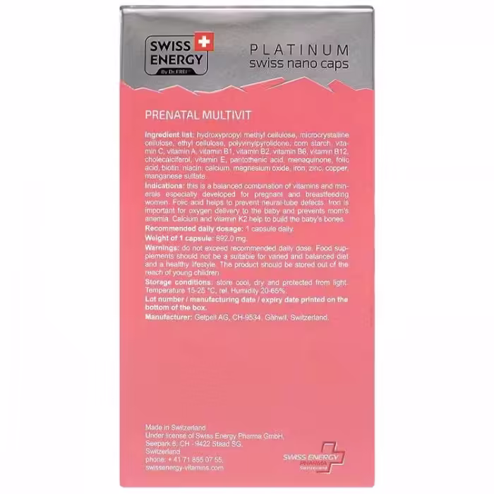 Витамины Swiss Energy Prenatal Multivit - 3