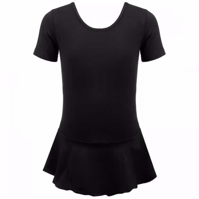 Costum pentru gimnastica cu fusta maneca scurta Grace Dance Gymnastic leotard - 2