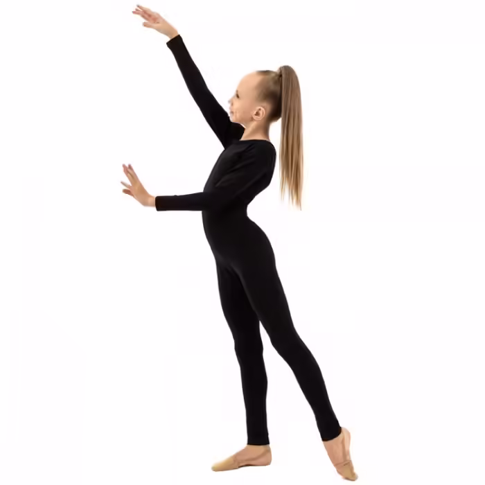 Комбинезон гимнастический длинный рукав Grace Dance Jumpsuit long sleeve - 2