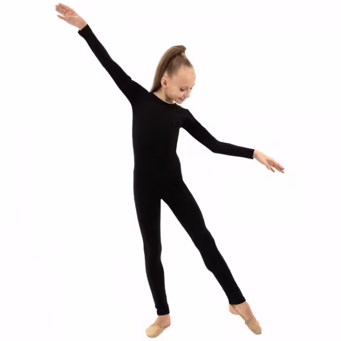 Комбинезон гимнастический длинный рукав Grace Dance Jumpsuit long sleeve - 4
