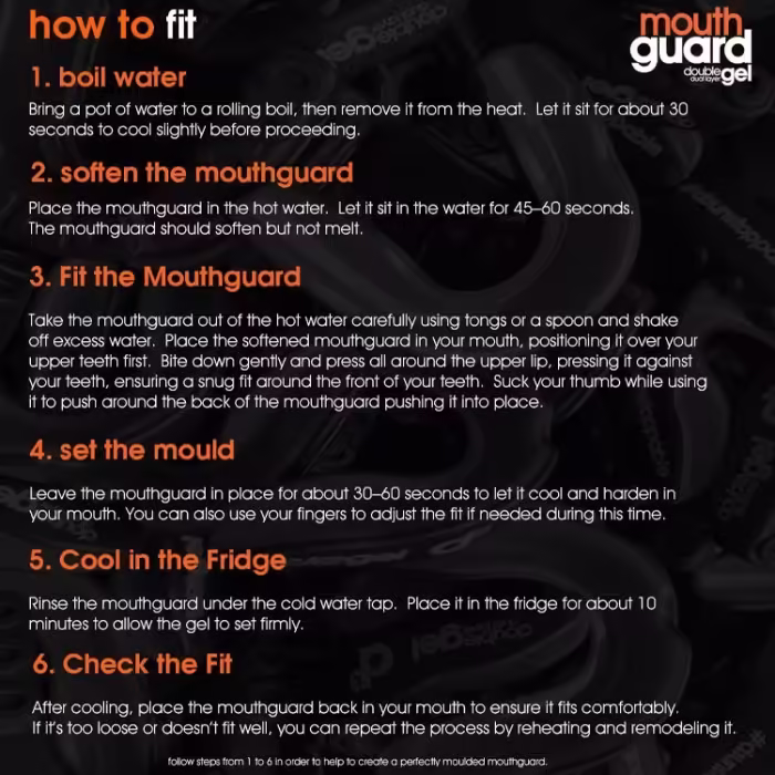 Protectie dinti d3 Mouthguard Dual Layer - 5