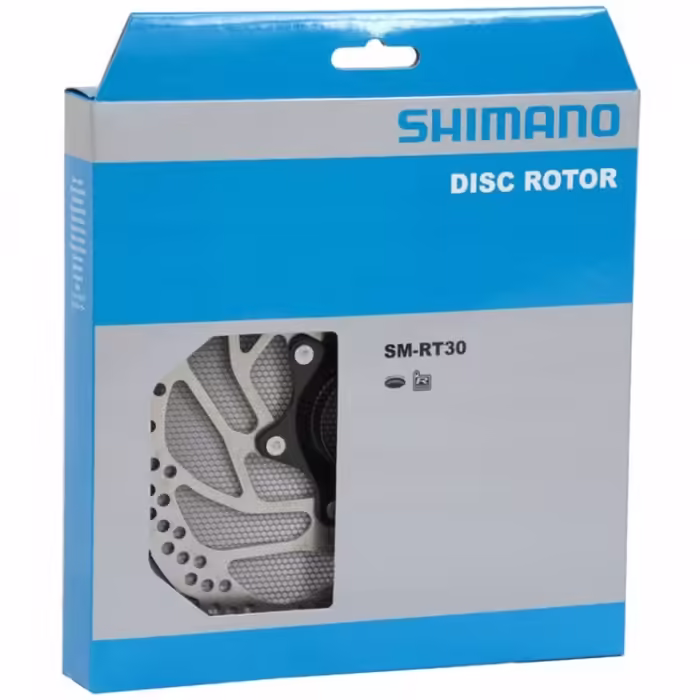Тормозные диски SHIMANO SM-RT30, L 203MM, W/LOCK RING - 2