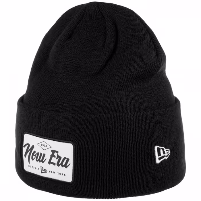Caciula New Era Wide Cuff Patch Knit