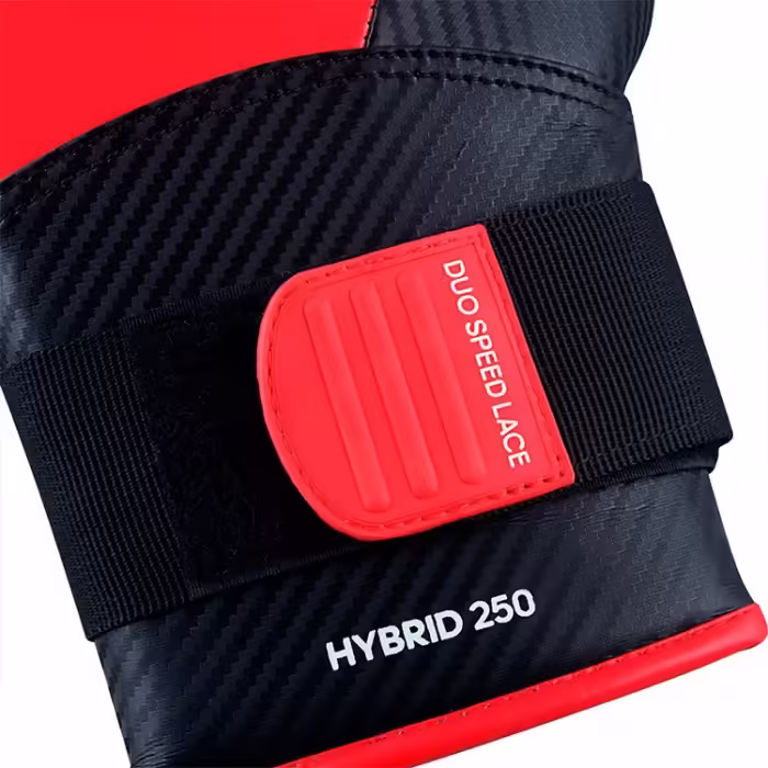 Manusi pentru box Adidas Combat Hybrid 250 Rosu-negru 10OZ - 5