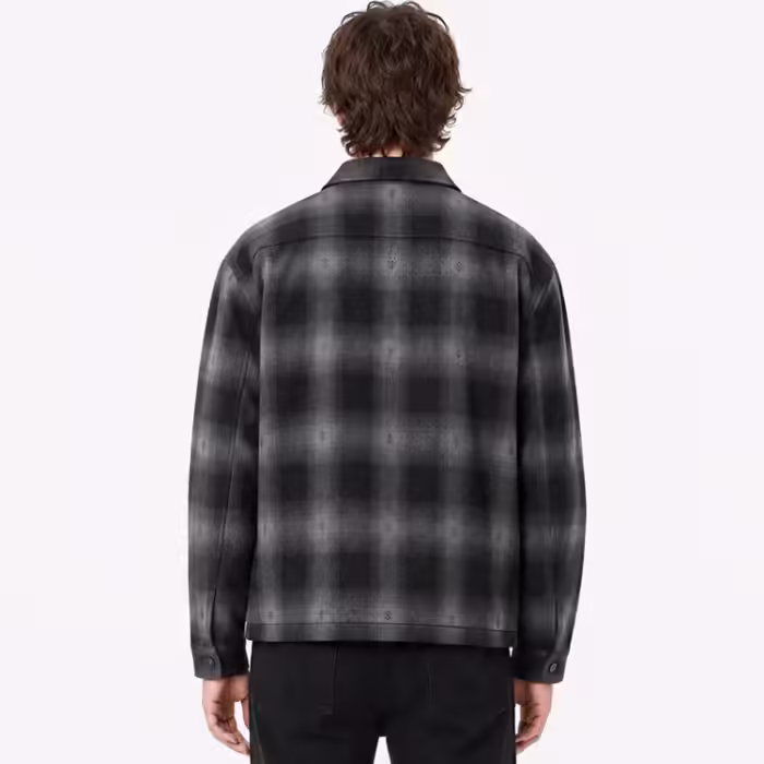 Scurta Vans Larkspur Zip Plaid Flannel Negru L - 2