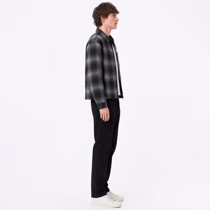 Scurta Vans Larkspur Zip Plaid Flannel Negru L - 6