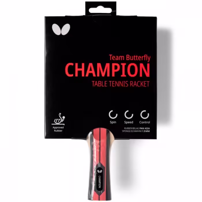 Paleta tenis de masa Butterfly TEAM BUTTERFLY CHAMPION  - 6