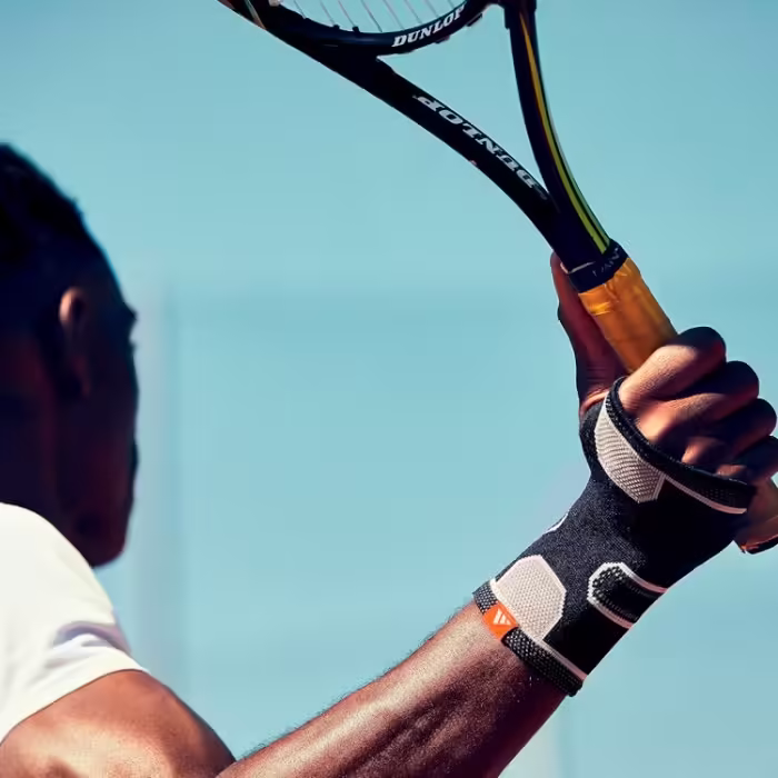 Суппорт запястия Adidas Wrist support Черный/Серый M - 7
