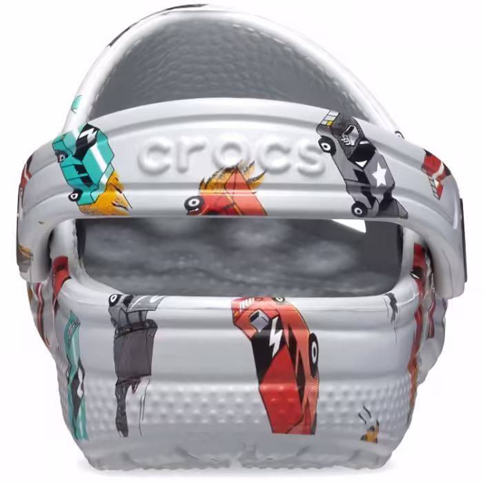 Slapi Crocs Classic Race Cars Graphic - 4
