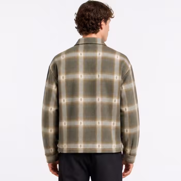 Scurta Vans Larkspur Zip Plaid Flannel Bej L - 2