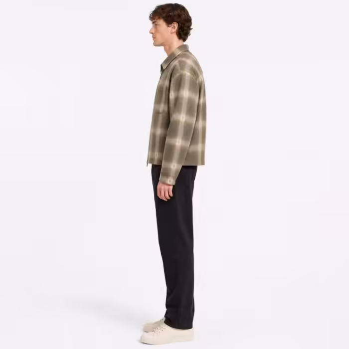 Scurta Vans Larkspur Zip Plaid Flannel Bej L - 4