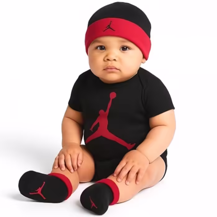 Bodi Nike JORDAN JUMPMAN BODYSUIT Negru 6-12M
