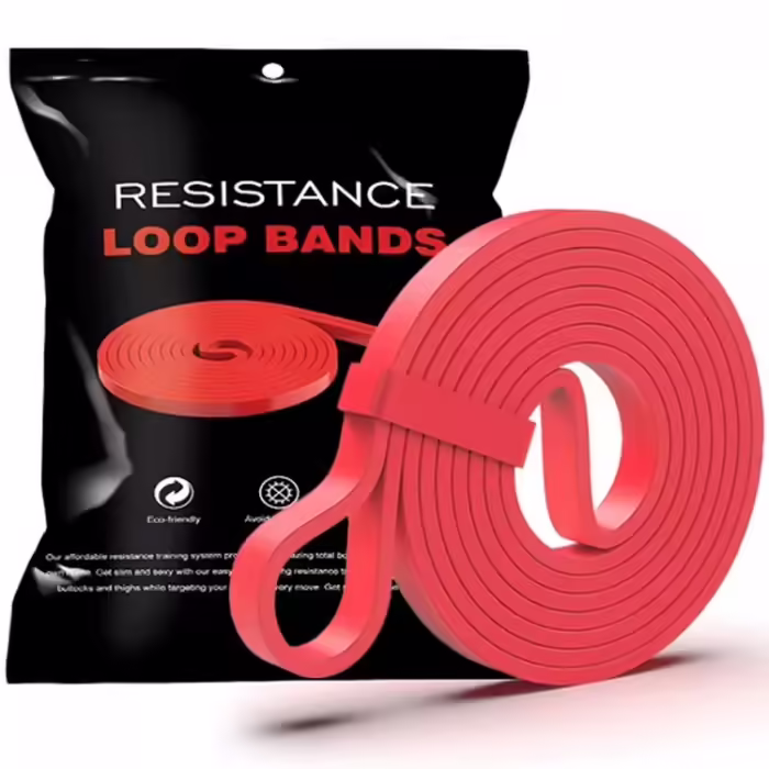 Banda elastica  nivel 2/ 20-30 kg Nova Elastic band Rosu 2080x4.5x13 mm