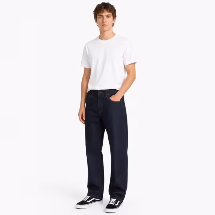 Pantaloni Vans Check-5 Loose Denim Albastru 29 - 3