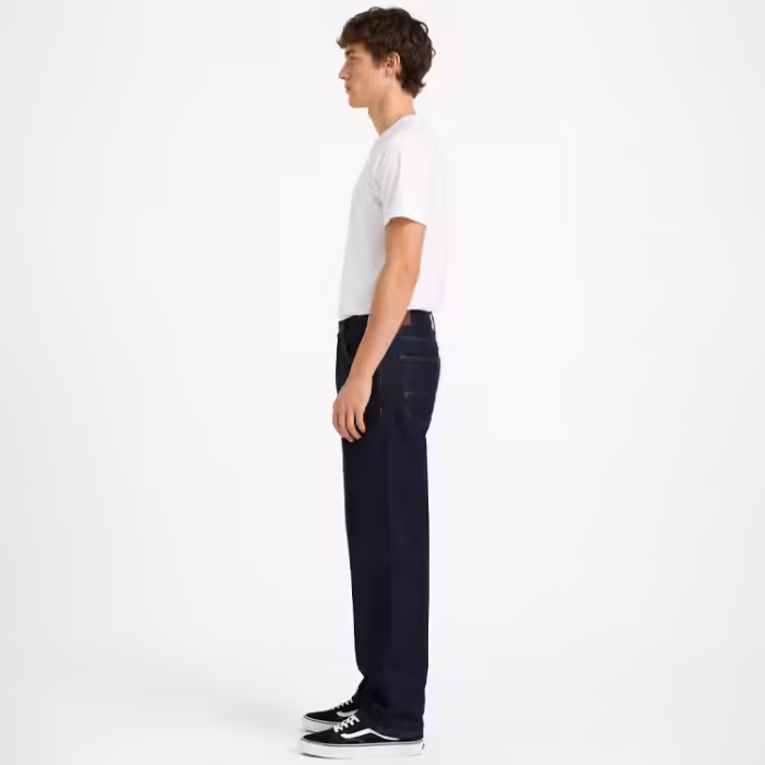 Pantaloni Vans Check-5 Loose Denim Albastru 29 - 4